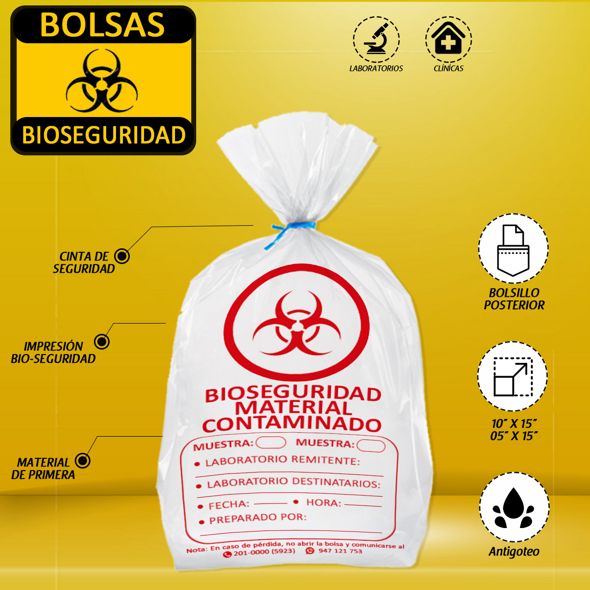 bolsas esterilizadas bolsas autoclavables bolsas rojas